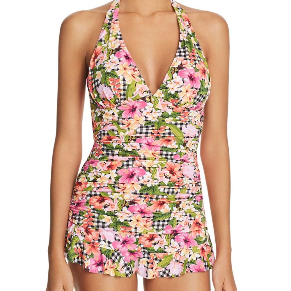 Blue Rod Beattie Tankini